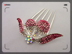 璀璨奪目，櫻桃滿鉆插梳 美發(fā)飾界的新寵